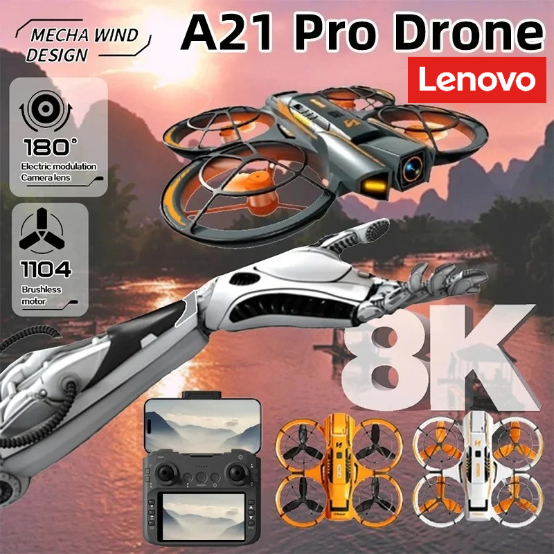 Rc Hobby China - Lenovo A21 Pro Drone 4K Profesyonel