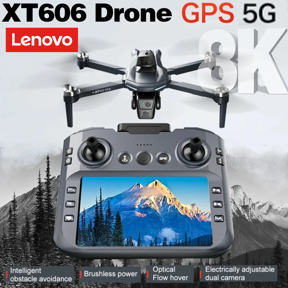 Rc Hobby China - Lenovo XT606 Drone Profesyonel 8K HD