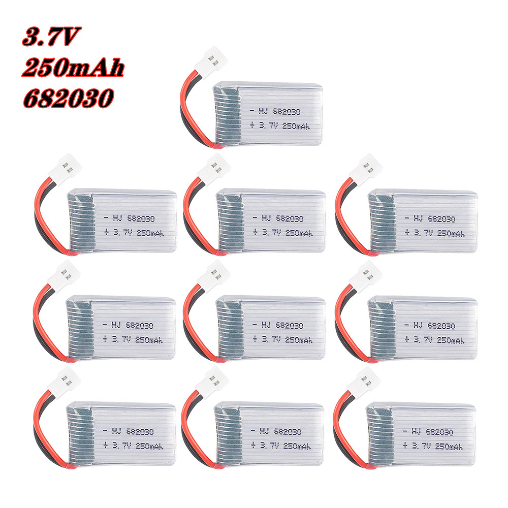 Rc Hobby Parts - 4/5/10 adet Yüksek Oran 3.7V 250mAh
