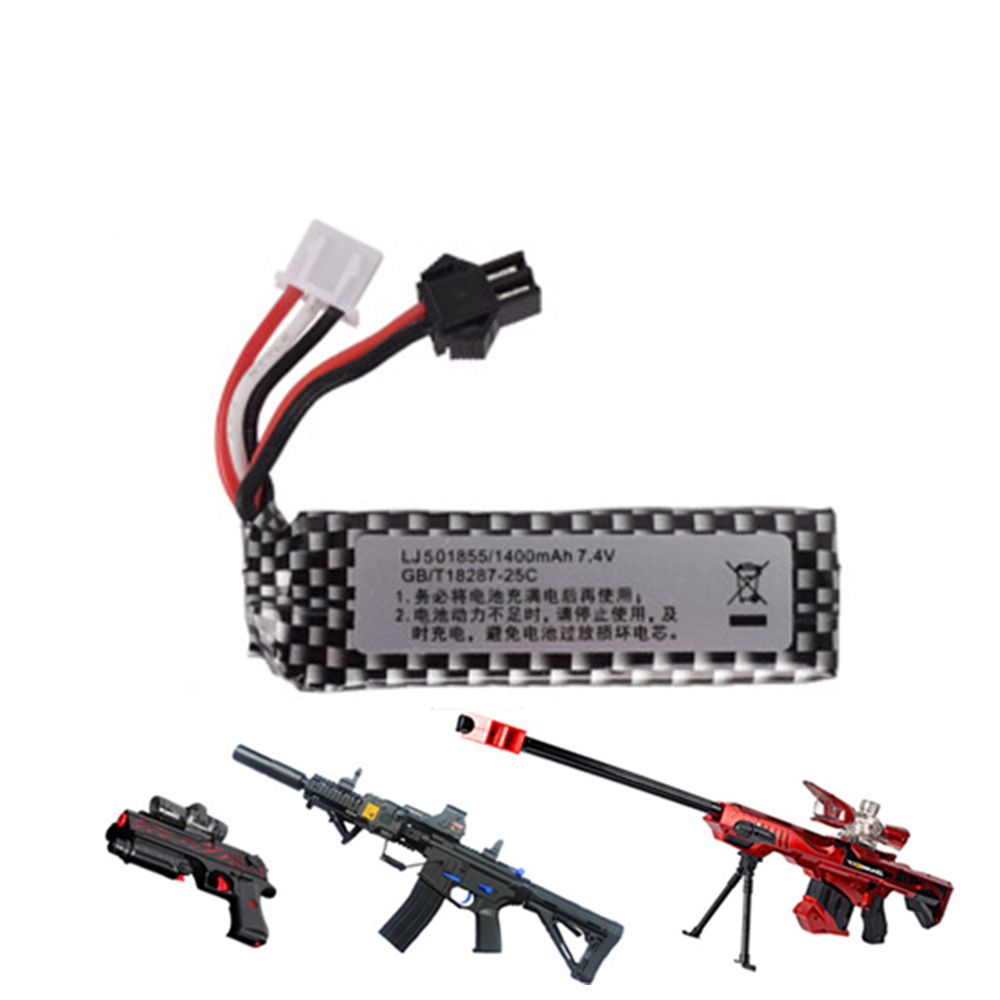Rc Hobby Parts - 7.4v 1400mah 25C 501855 Lipo pil