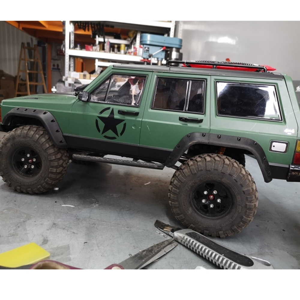 Body Shell Rc - X59A_Sert Plastik 313mm Dingil Mesafesi Cherokee