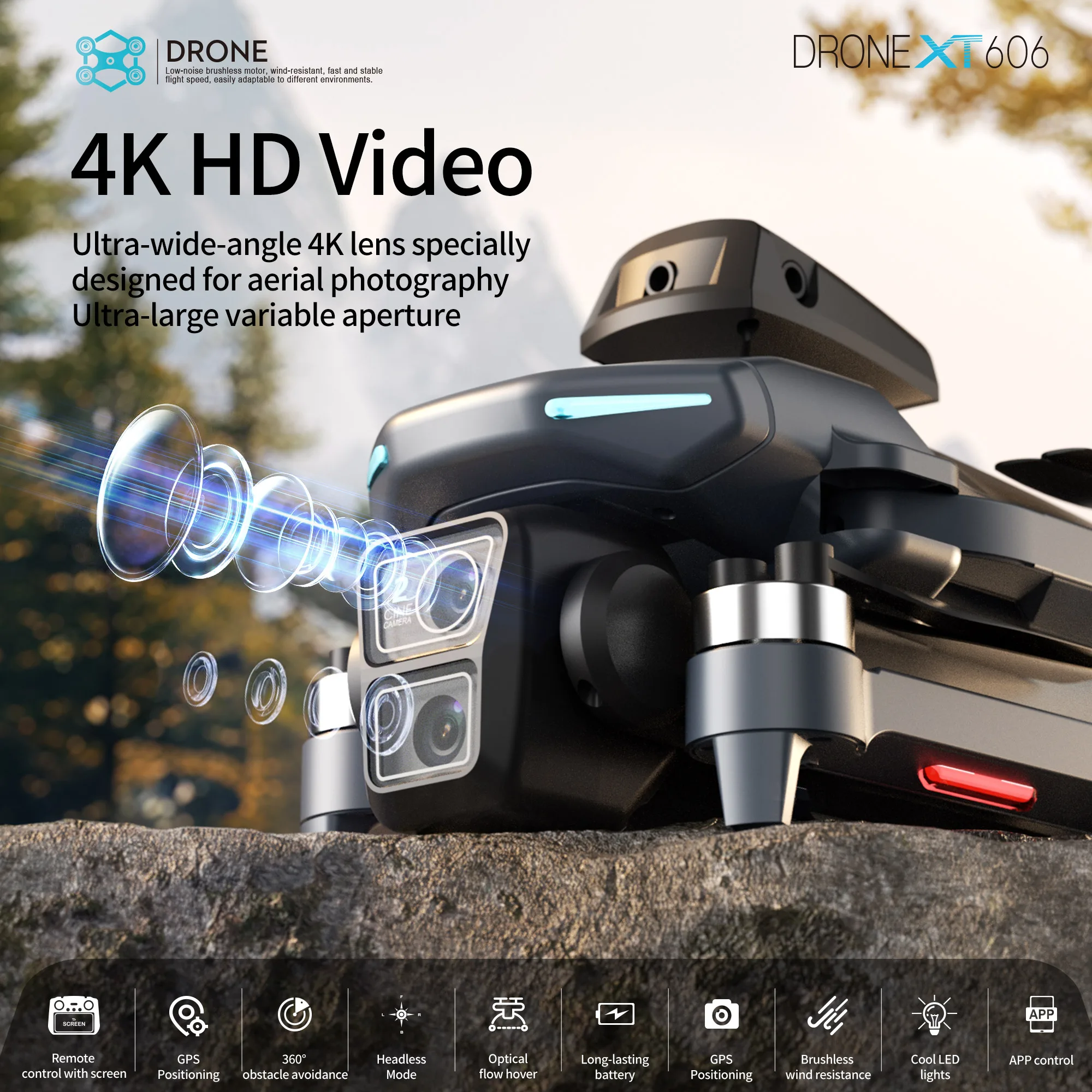 Lenovo XT606 Drone Profesyonel - Rc Hobby China incelemesi ve fiyatı