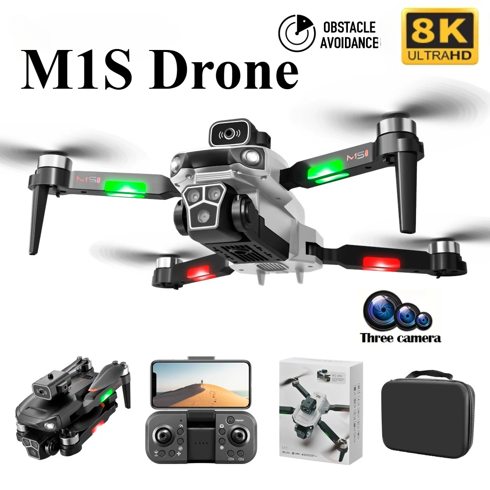 M1S Drone 8K Profesyonel Üçlü  - Rc Hobby China incelemesi ve fiyatı