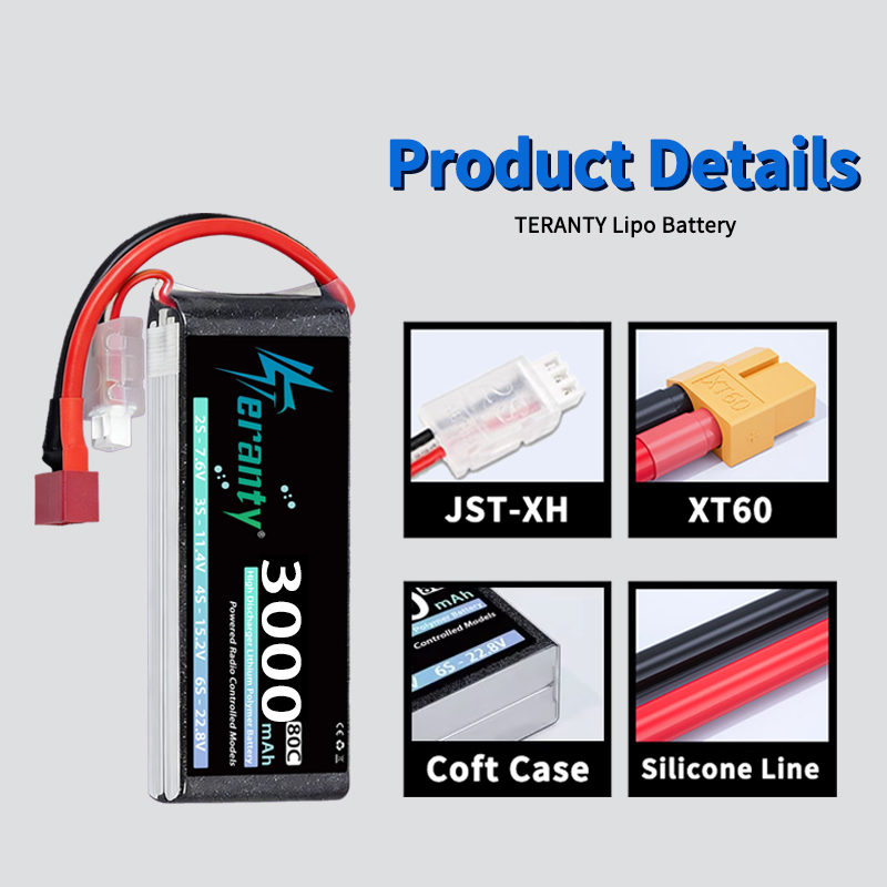 TERANTY 2S 3000mAh Lipo Pil 7. - Rc Hobby Models incelemesi ve fiyatı