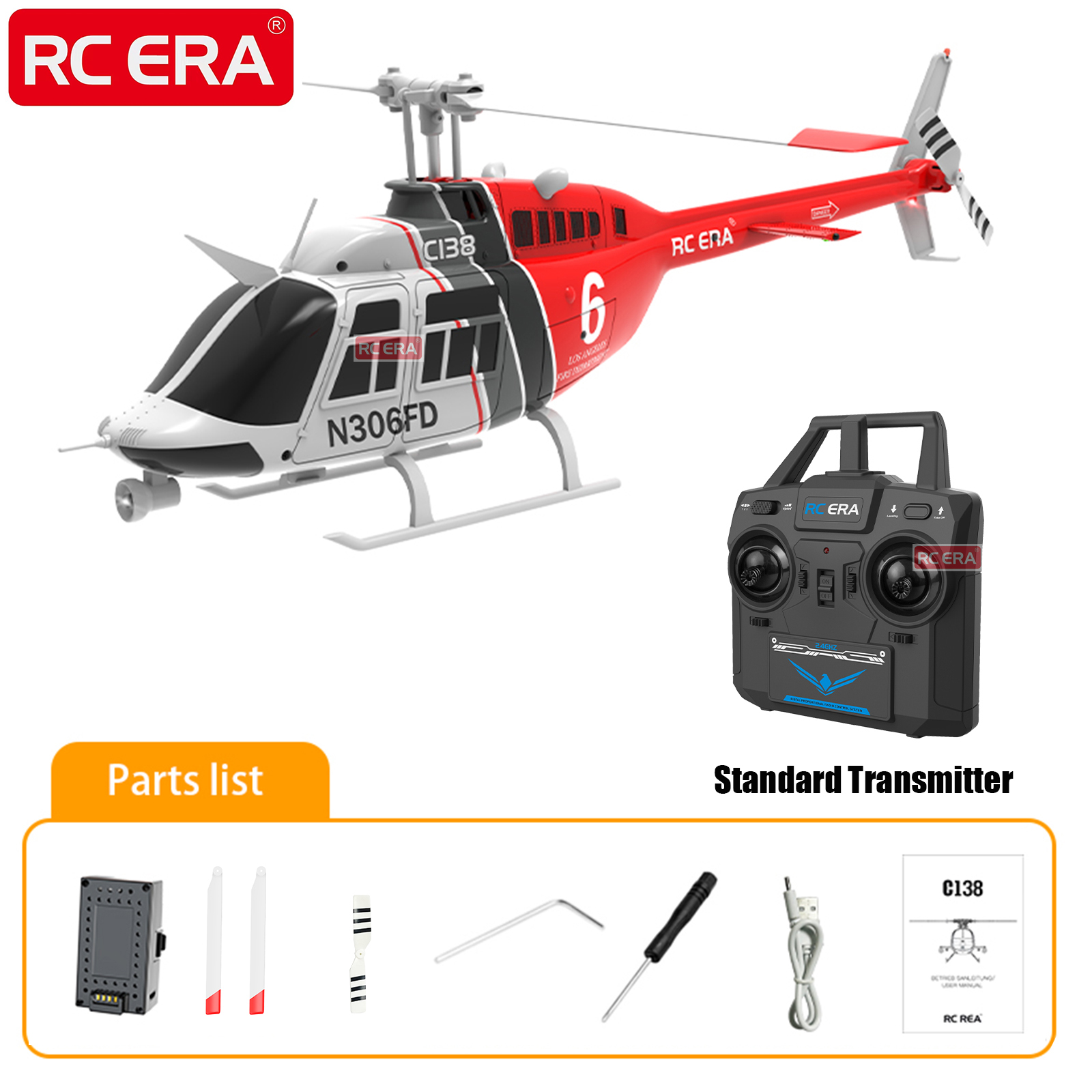 RC ERA C138 BELL 206 Jet Range - Rc Hobby Jet incelemesi ve fiyatı