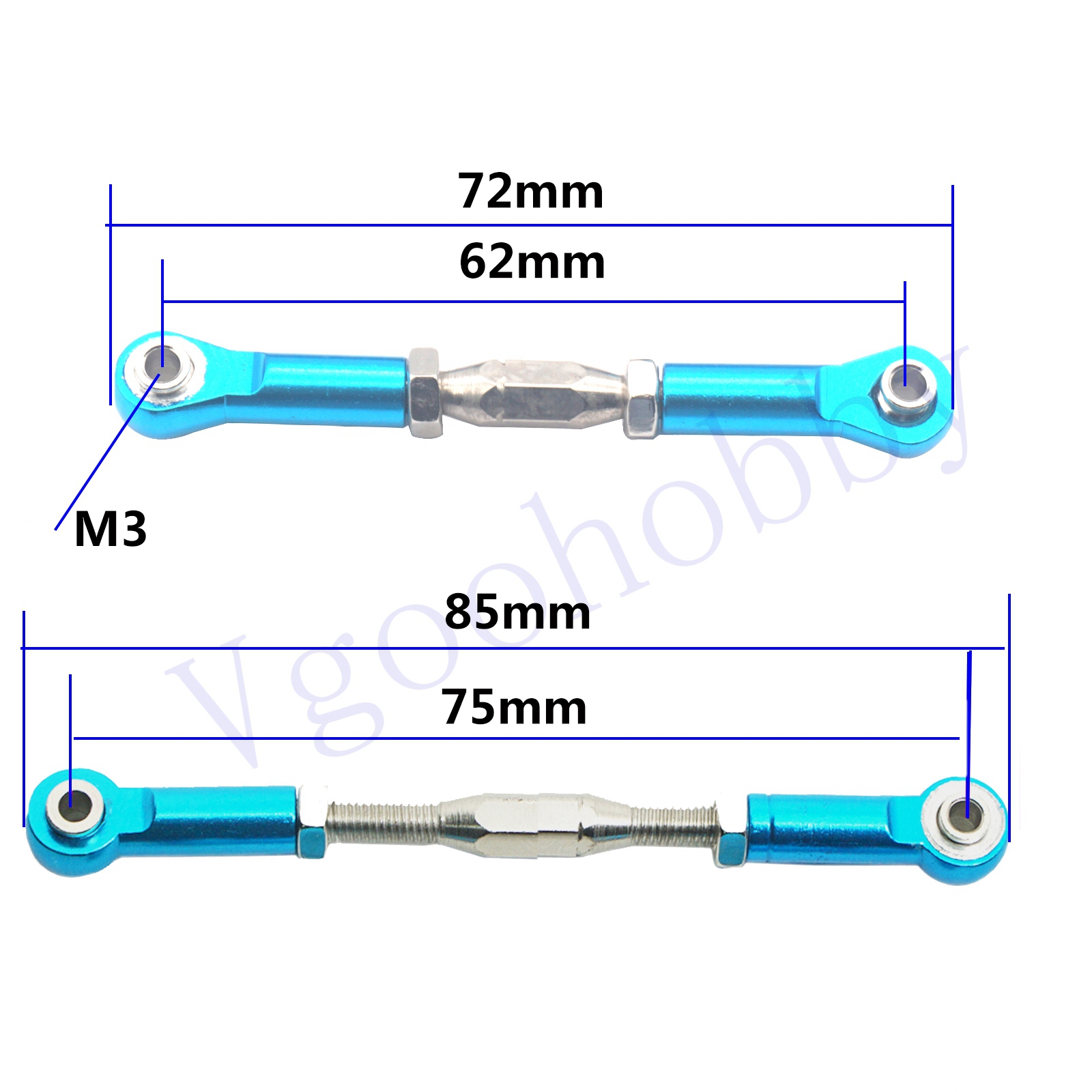 4 paket Metal alaşım RC gerdir - Rc Hobby Warehouse incelemesi ve fiyatı