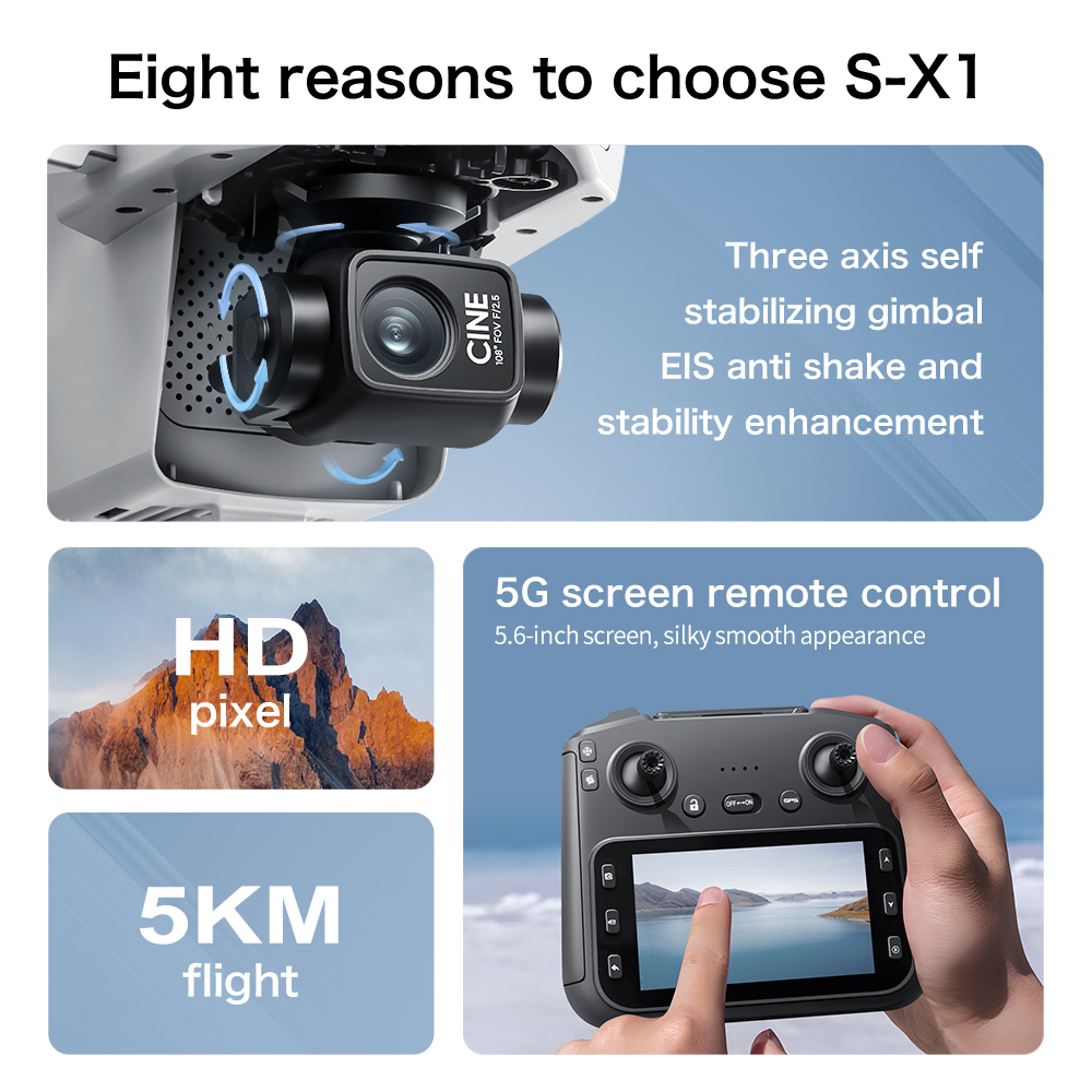Lenovo S-X1 MAX GPS Drone 3 Ek - Rc Hobby China incelemesi ve fiyatı
