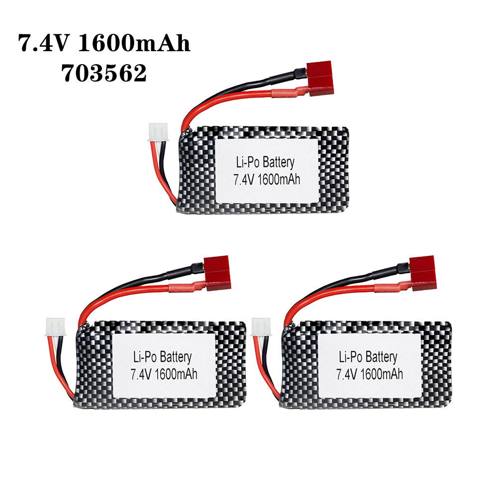 1/2/3 adet/grup 7.4v 1600mah 7 - Rc Hobby Parts incelemesi ve fiyatı