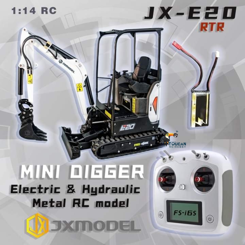 RTR JX E20 RC Mini Ekskavatör  - Rc Hobby Models incelemesi ve fiyatı