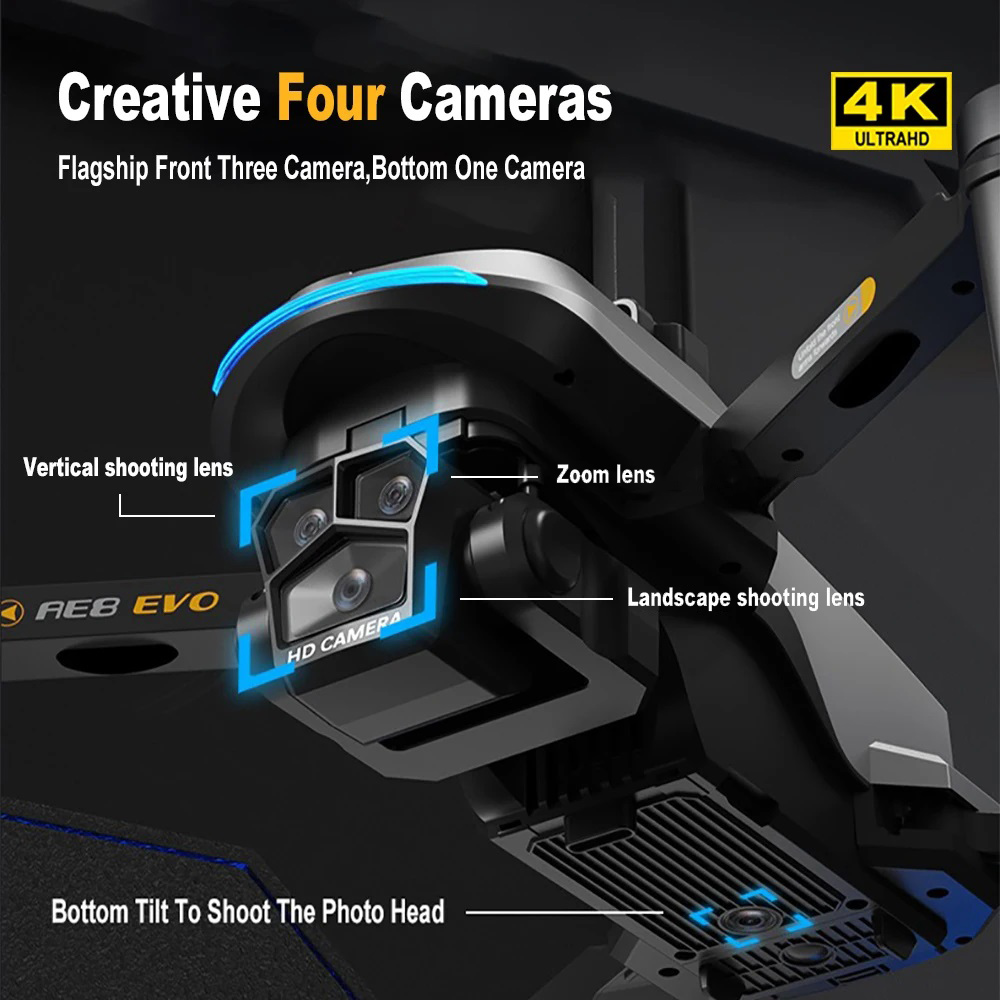 AE8 EVO Drone GPS 8K Profesyon - Rc Hobby China incelemesi ve fiyatı